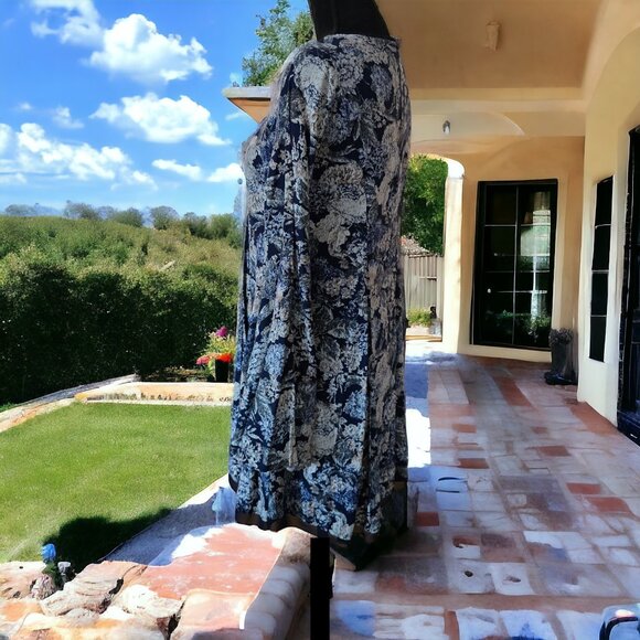 NWOT PPLA Clothing ( S ) Floral Print Fit & Flare Minidress with Bell Sleeves - Picture 3 of 8